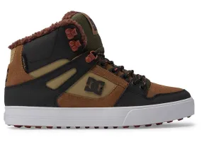 chaussures DC Pure High -Top WC WNT - XCCG/Brown/Brown/Green - men´s