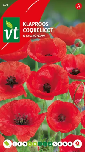 Pavot rouge - ca. 0,75 gr (livraison gratuite)